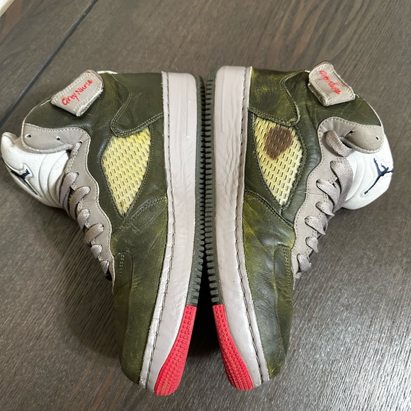 Used Jordan Fusion 5 Premier Grey Nurse - Picture 8 of 8